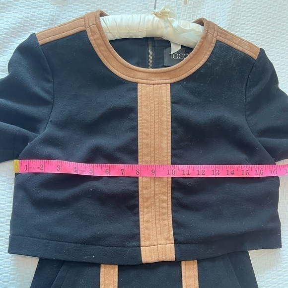 Toccin Black Faux Suede Sheath - Picture 14 of 16